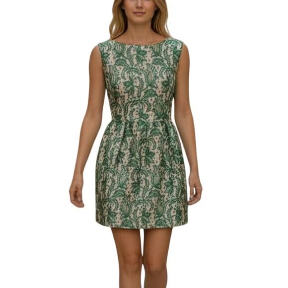 Zara Dresses & Skirts - Zara Lace Overlay Fit and Flare Short Dress Size Small Sleeveless Side Zipper